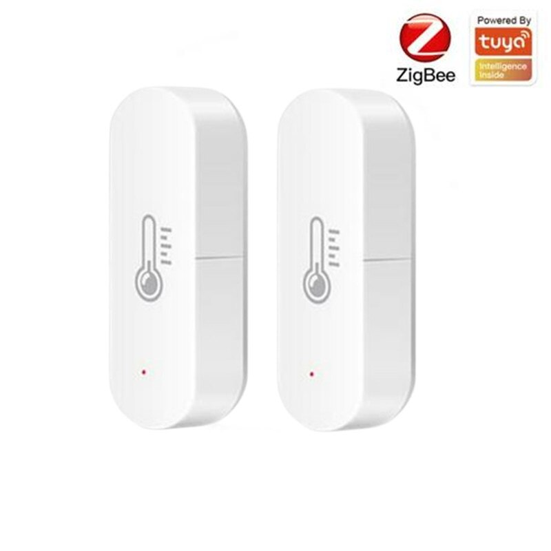 Tuya zigbee 3.0 intelligenter temperatur- und feuchtigkeitssensor für smart homes – hygrometer, thermometer und detektor für alexa und google home: Typ -a 2 stück