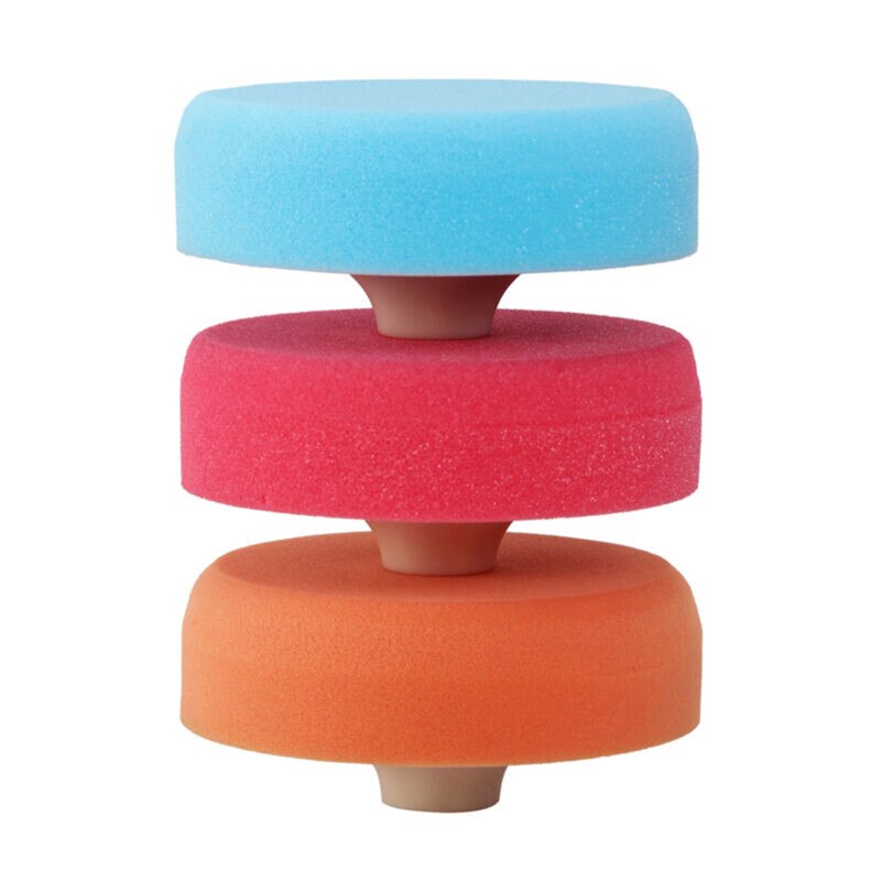 3 szt. Gąbka robić mycia głowic 150mm M14 nici robić polerowania samochodów miękkie wkłady robić mopa