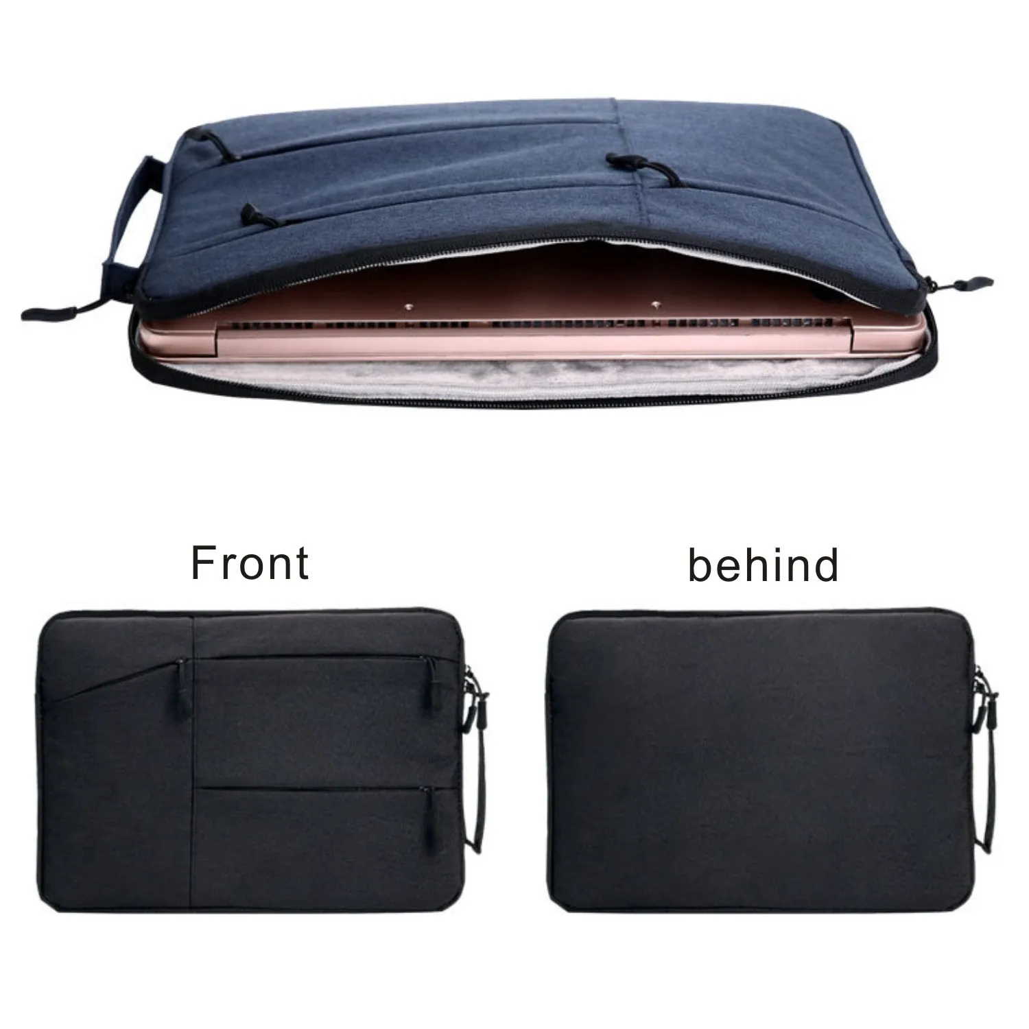 Przenośna torba na laptopa 14, 15,6 cala dla Macbooka Huawei Xiaomi Redmi Mac book M1 Akcesoria do notebooków Pokrowiec na laptopa