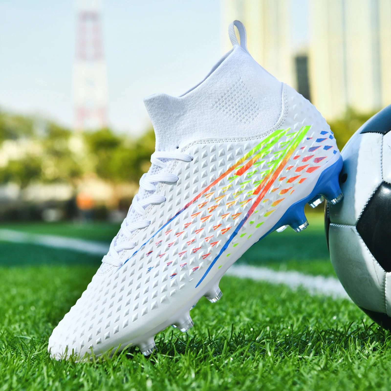 Voetbalschoenen voor heren Casual voetbalschoenen Volwassenen Professioneel voetbal Tiener Antislip buitensportschoenen Nieuw