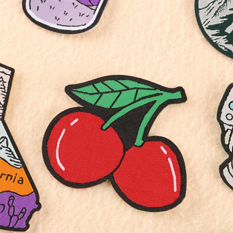 Set of 20 Aesthetic and Cool Outdoors Iron On Patches for Jackets Backpacks Jeans and Clothes