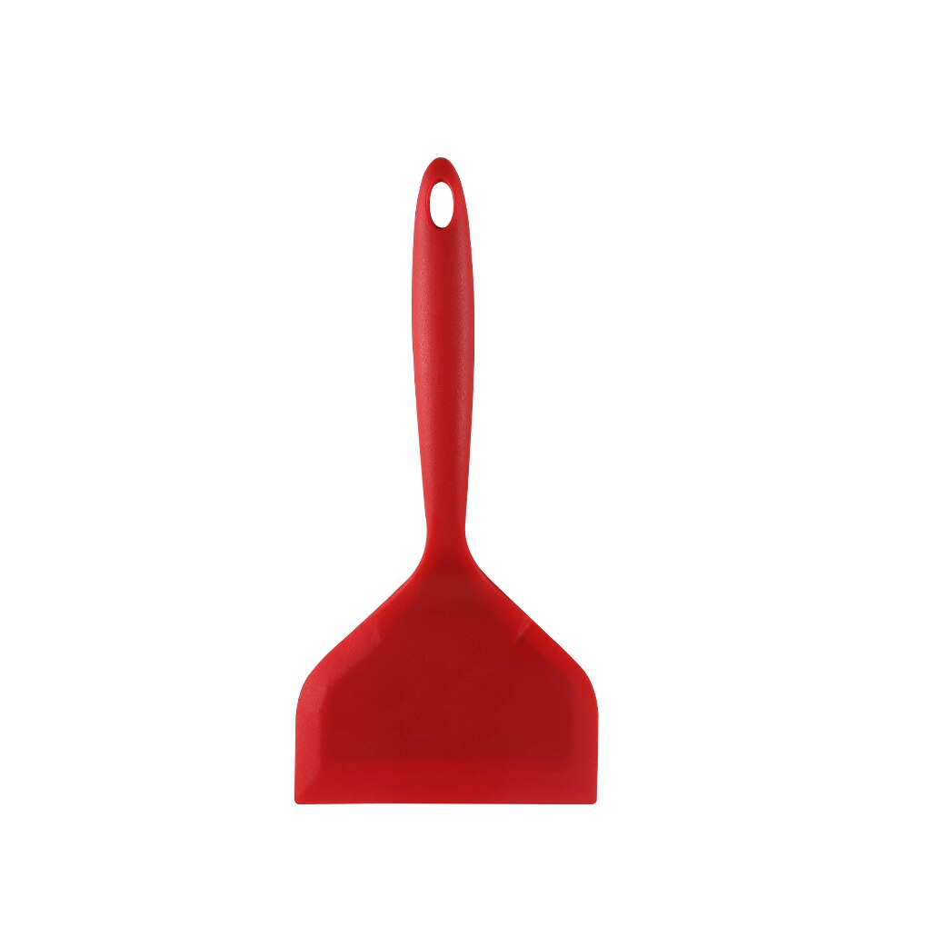 Thuis Koken Gebruiksvoorwerpen Siliconen Spatels Rundvlees Vlees Ei Keuken Schraper Breed Pizza Schop Non-stick Turners Voedsel Lifters: style 2 red 2