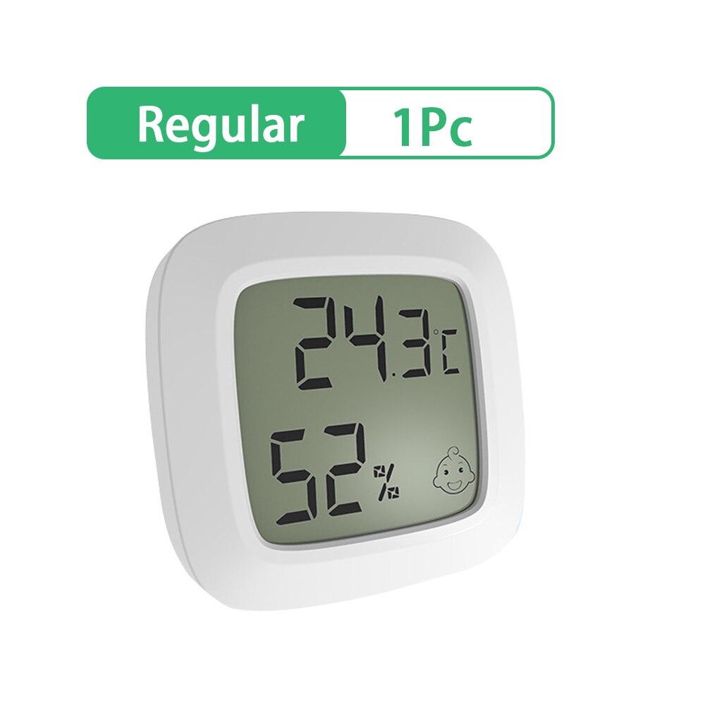 Mini Wireless Indoor Thermometer LCD Digital Temperature Room Hygrometer Gauge Sensor Humidity Meter Temperature Tools: 1 Pcs Ordinary