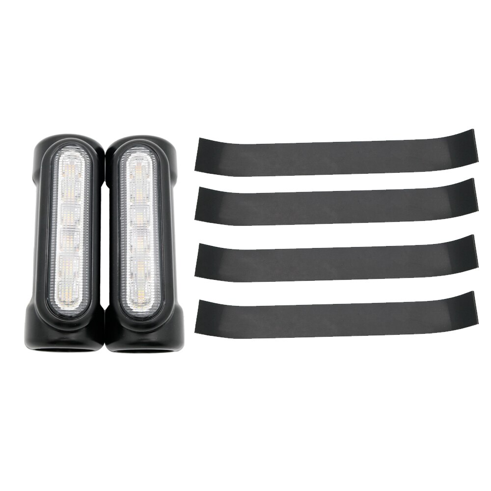 Motorcycle Highway Crash Bar Light Switchback Driving Light 12 LED for Harley Touring Models: Black