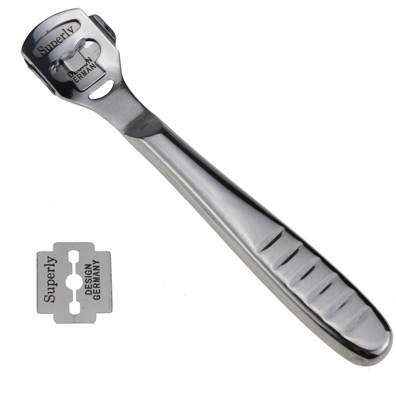 KIWarm Leathercraft Skiving Tools Edge Skiver Tool with 11pcs Blades For Thinning Leather Craft For DIY Leather Edge Cutter Tool