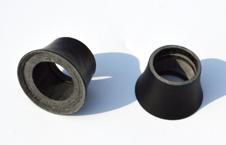 Horquilla espaciadora para bicicleta, pieza de fibra de carbono mate, sin logotipo, 20mm, 30mm, 40mm