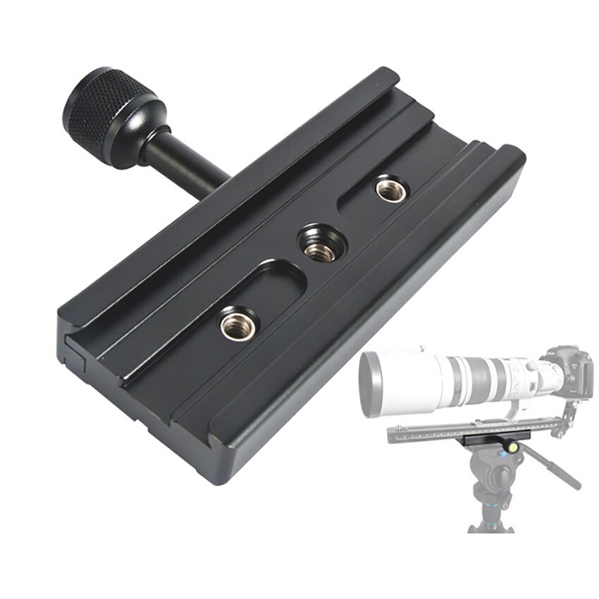 Aluminium schnell Freisetzung Klemme mit 3/8 "-1/4" Schraube Adapter und blasiert Hebel für DSLR Kamera Stabilisator Ball kopf