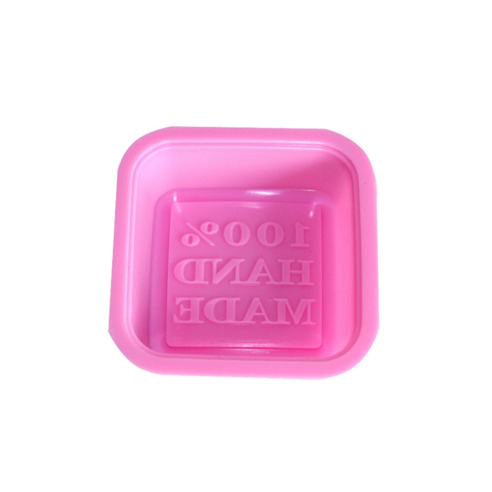 Didihou 1Pc Multifunctionele Zeep Mallen Voor Zeep Maken Siliconen Zeep Mal Cirkel Cupcake Bakken Pan Mallen Maken Levert: Pink