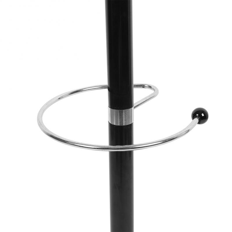 Modern Black Fixed Hall Stand Coat Rack With Umbrella Stand Tree Style Hat Coat Clothes Rack Hanger For Home Hotel HWC