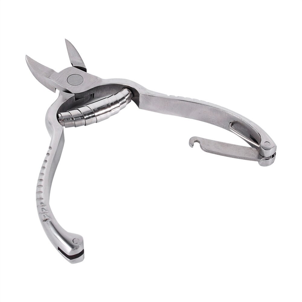 Pinza para cutículas del pie de acero inoxidable, con forma de barrilete, cortador para podología y pedicura, novedad