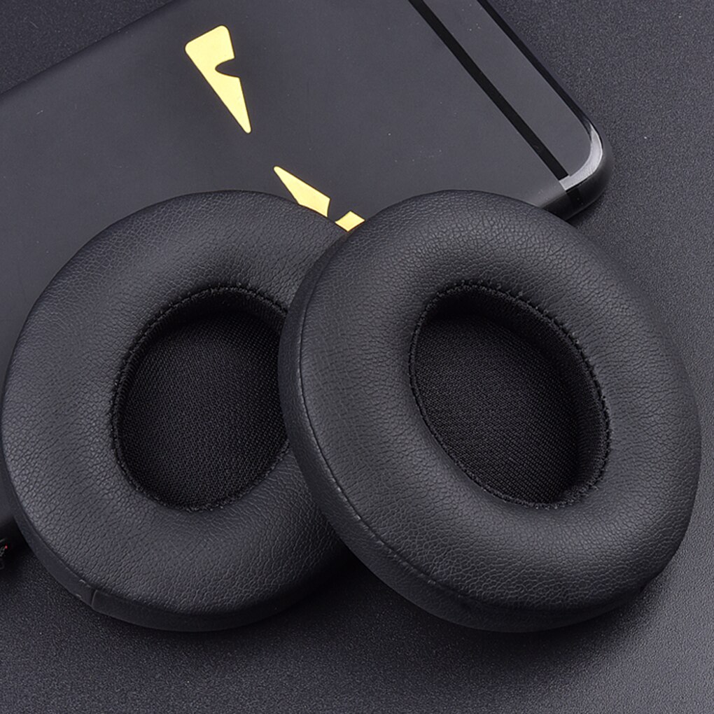 Proteinlæder memory foam ørepuder erstatning for beats solo 2/3 hovedtelefon ørepude bluetooth type kablet/bluetooth version