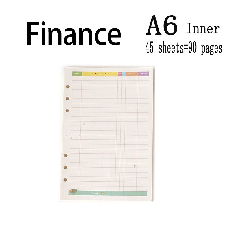A5 a6 läderfodral spiral anteckningsbok ringpärm indexavdelare kortfyllare prick dagbok agenda planerare tillbehör bullet journal