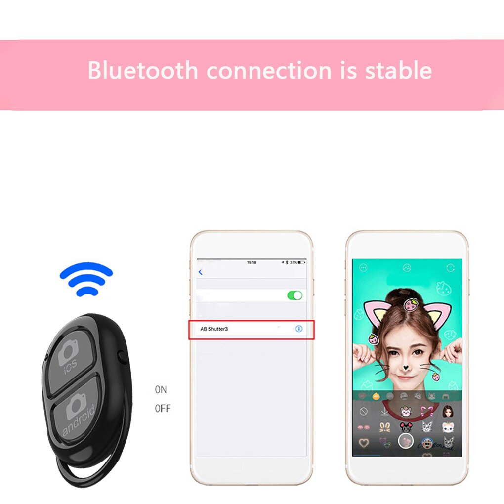 Auslöser Regler Adapter foto Kontrolle bluetooth Fernbedienung Geschmack Für selfie telefon kamera