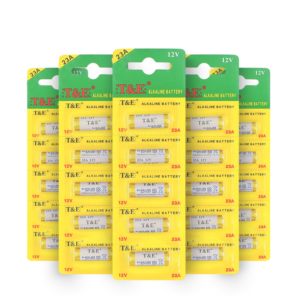 Vaihto 5 x 23a 12v alkaliparistot 23ae ms21 a23 v23ga paristo kaukosäätimen radiolle