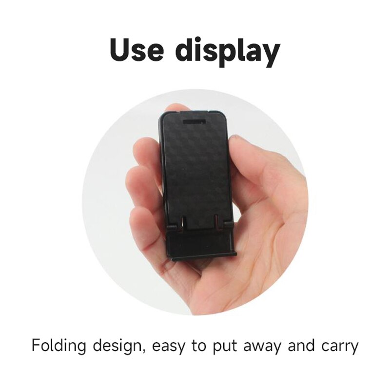 Mini Universal Foldable Phone Stand Plastic Desktop Mount Portable Folding Stand for iPhone Samsung Xiaomi Smartphone Stand