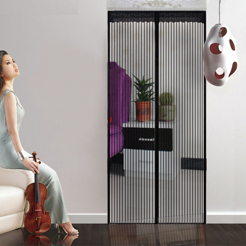 Magnetische Klamboe Deur Gordijn Netto Anti Fly Insect Mesh Bug Anti-Muggen Deur Scherm Magnetische Gordijn mesh