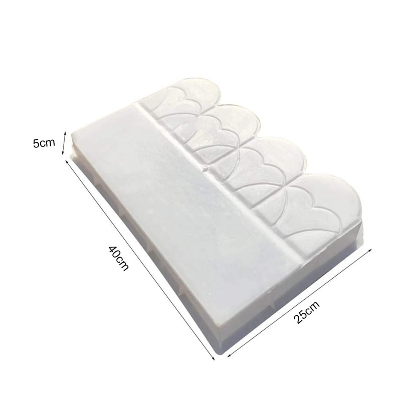 ! Garden Fence Mold, Fence Concrete Mold, Brick Cement Mould Garden Path Plastic DIY Tool Courtyard Garden Fence Mold