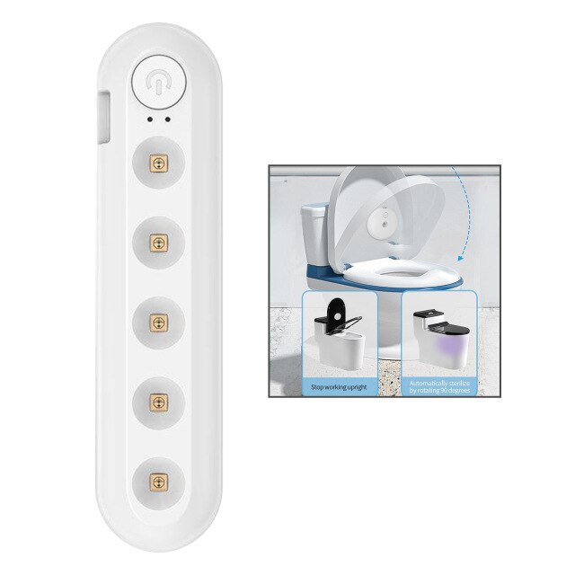 Household Multifunction UV UVC Light Sterilizer Wardrobe Toilet Induction UVC Sterilizing Disinfection Mini LED Lamp: UV-200