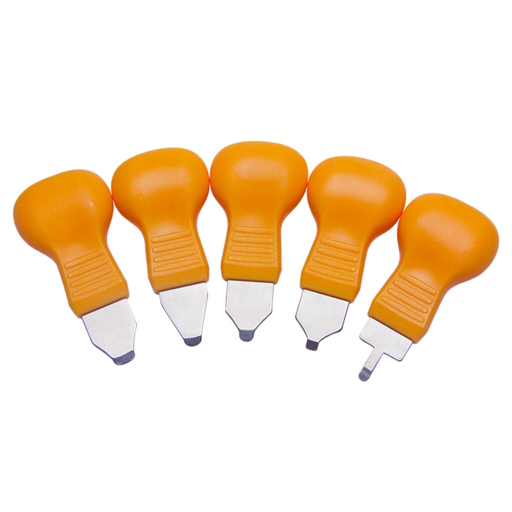 5 Soorten Horloge Reparatie Tool Kit Horlogemaker Case Remover Opener: orange