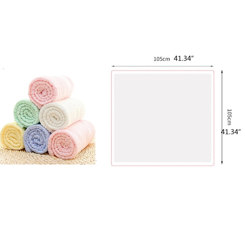 6 warstw bawełna dziecko kocyk dla niemowląt niemowlę dzieci owijka dla niemowląt koc śpiąca ciepła kołdra narzuta muślinowy koc dla dziecka