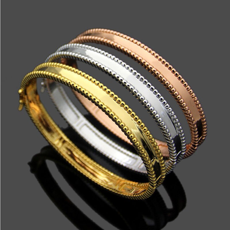 Sieraden geven vrouw manchet armband roségoud roestvrij staal eenvoudig roestvrij staal populaire koreaanse armband luxe