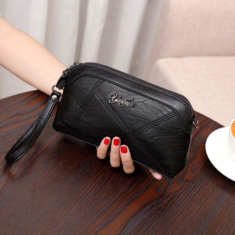Vrouwen Tas Eenvoudige En Royale Pu Single-Schouder Cross-Body Bag Veelzijdige Boekentassen: 5 a black