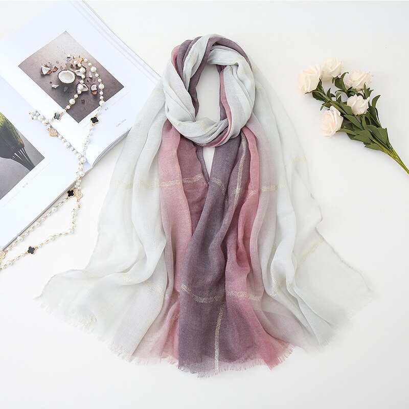 Effen Kleur Katoenen Sjaal Vrouwen Zachte Sjaals En Wraps Hijab Sjaal Moslim Vrouwelijke Foulard Moslim Hoofd Sjaals Hijab Stola