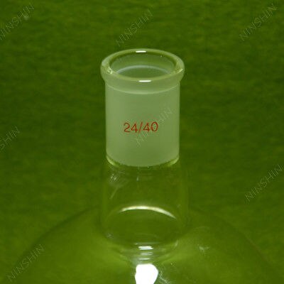 Platte Bodem Kolf, 1000 ML, 1 Hals, 24/40, Een Hals, 1L, lab Glaswerk 24/40