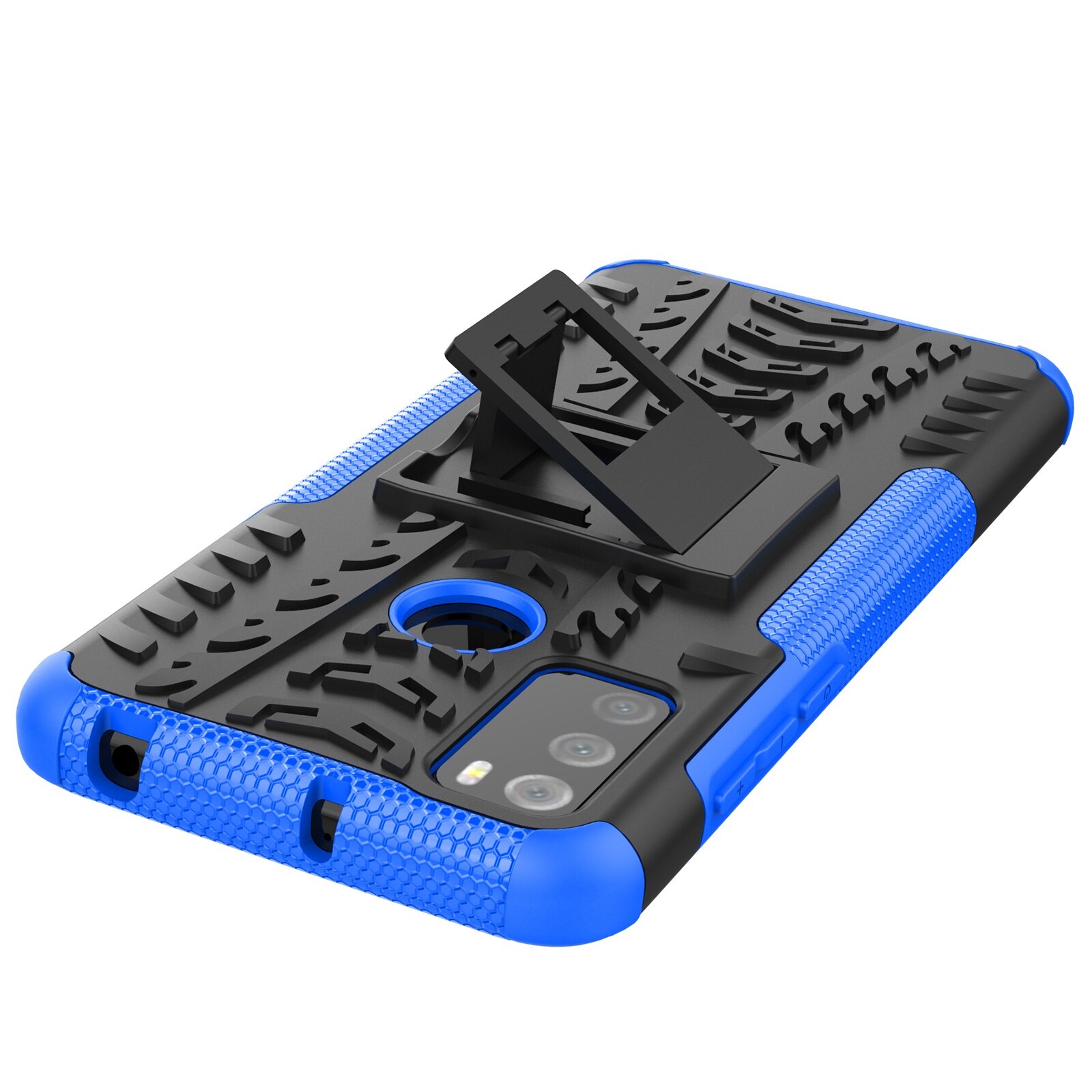 Heavy Duty Armor Schokbestendig Zachte Tpu Met Hard Pc Ring Case Voor A1 Alpha 21 Alcatel 1S 3L 6025H