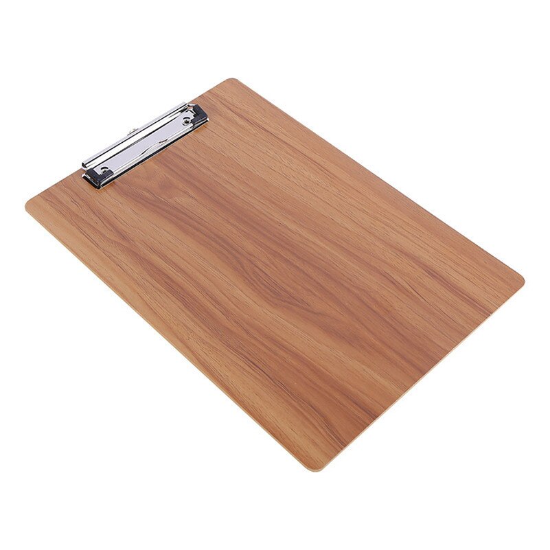 A4 træ menu papirklip bord tegn plakat holder filer dokument menu papir clipboard skriveplade clip klemmappe