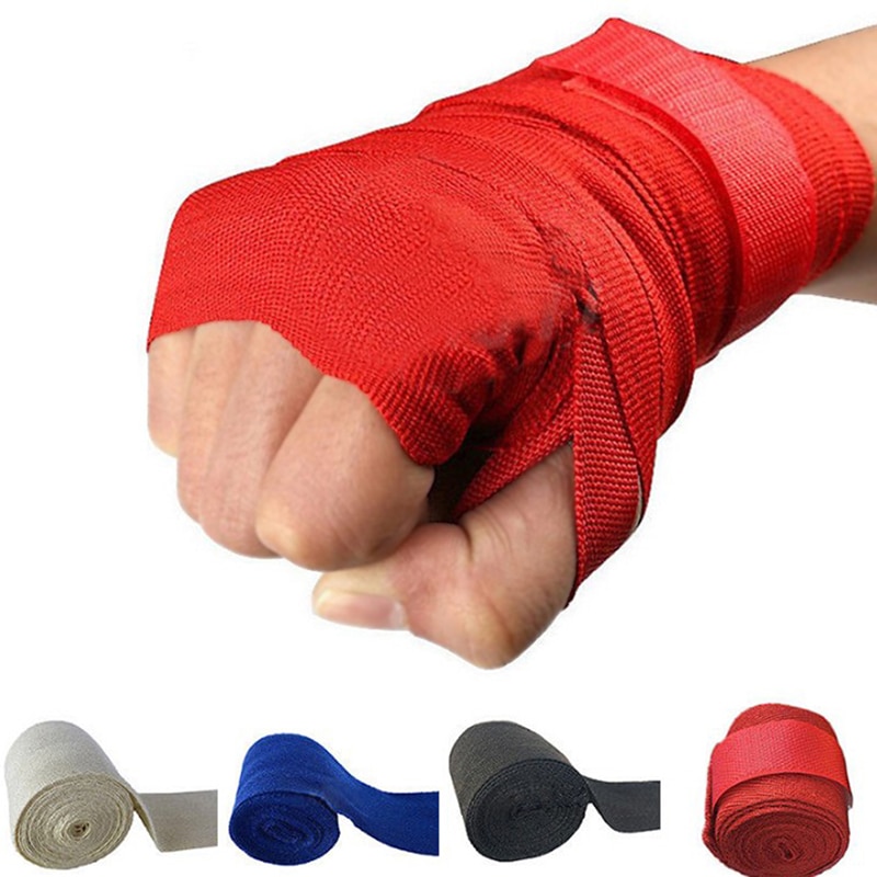Boksen Bandage Hand Wraps 2500X50X1mm Muay Thai Kickboksen Kick Boksen Mannen Vrouwen Boxer Taekwondo Sport bandages