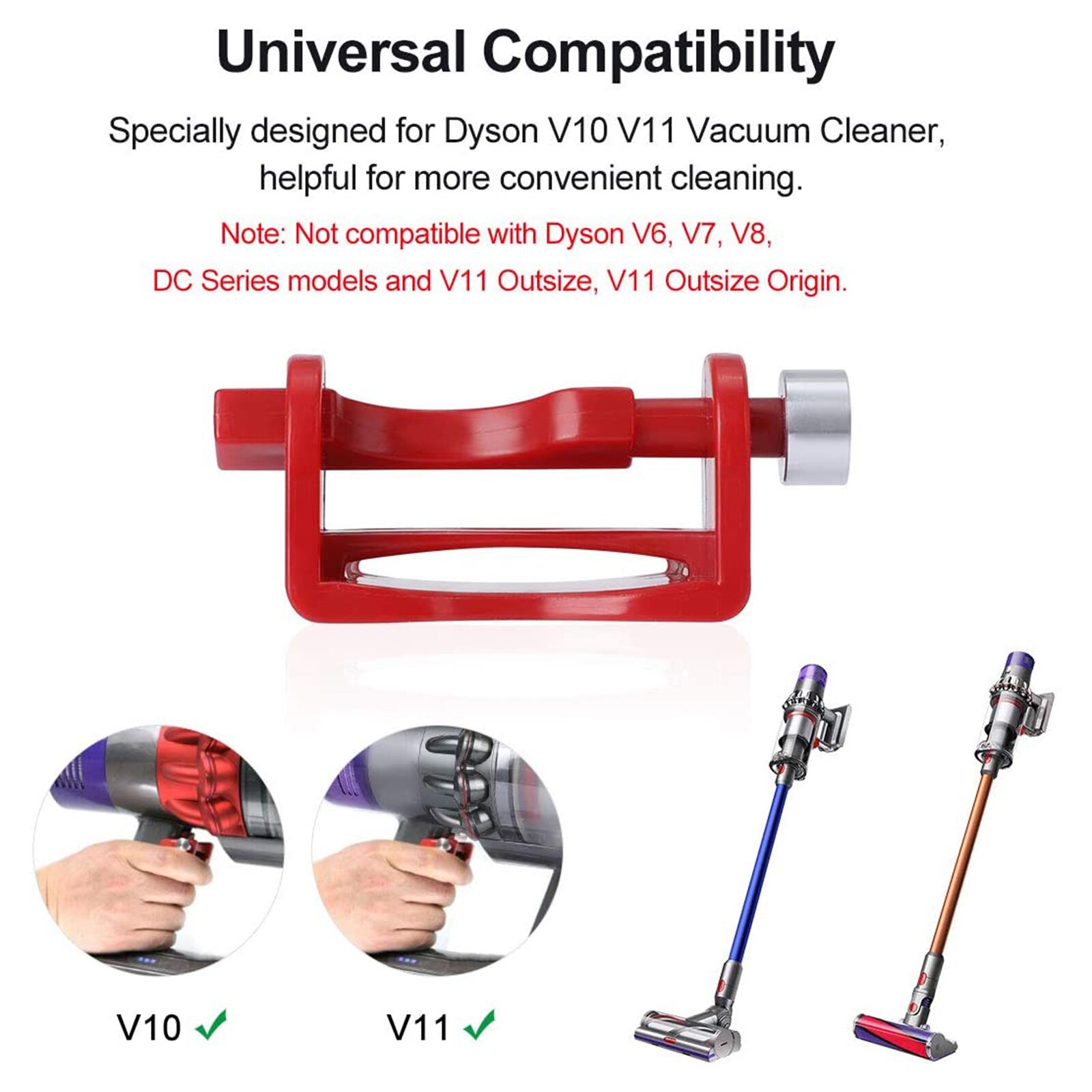 Støvsuger deler lett å bruke støvsuger strømknapplås tilbehør trigger lås egnet for dyson  v11 v10