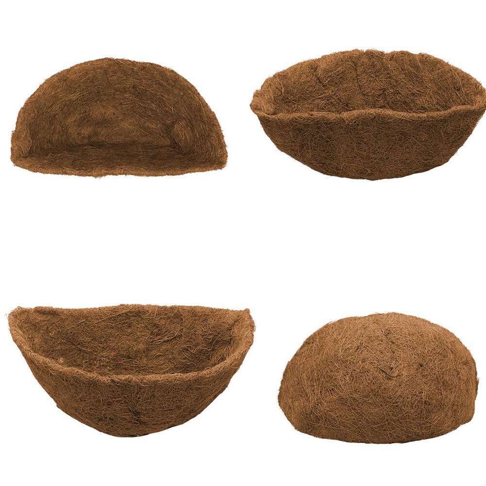 Half Round Coco Liner Half Circle Wall Planter Coco Fiber Replacement Liners For Wall Hanging Baskets