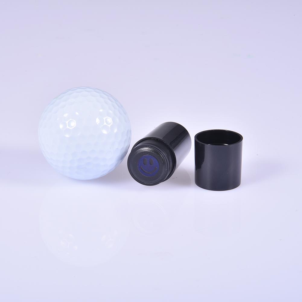Golfbold stamper hurtigtørrende plast silikone stempel markør indtryk segl golfkølle tilbehør tilfældig farve