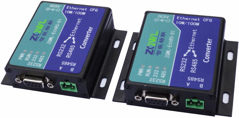 For Intelligent embedded serial server Modbus TCP to RTU RS232\RS485 dual serial network