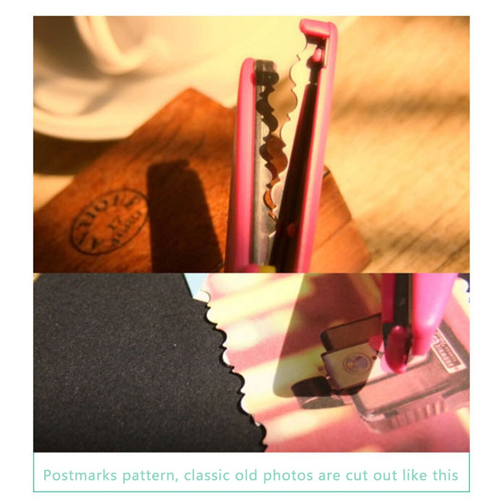 6 PCS Paper Cut Wave Edge Craft Scissors Set DIY Album Tools Manual Safe Child Scissors