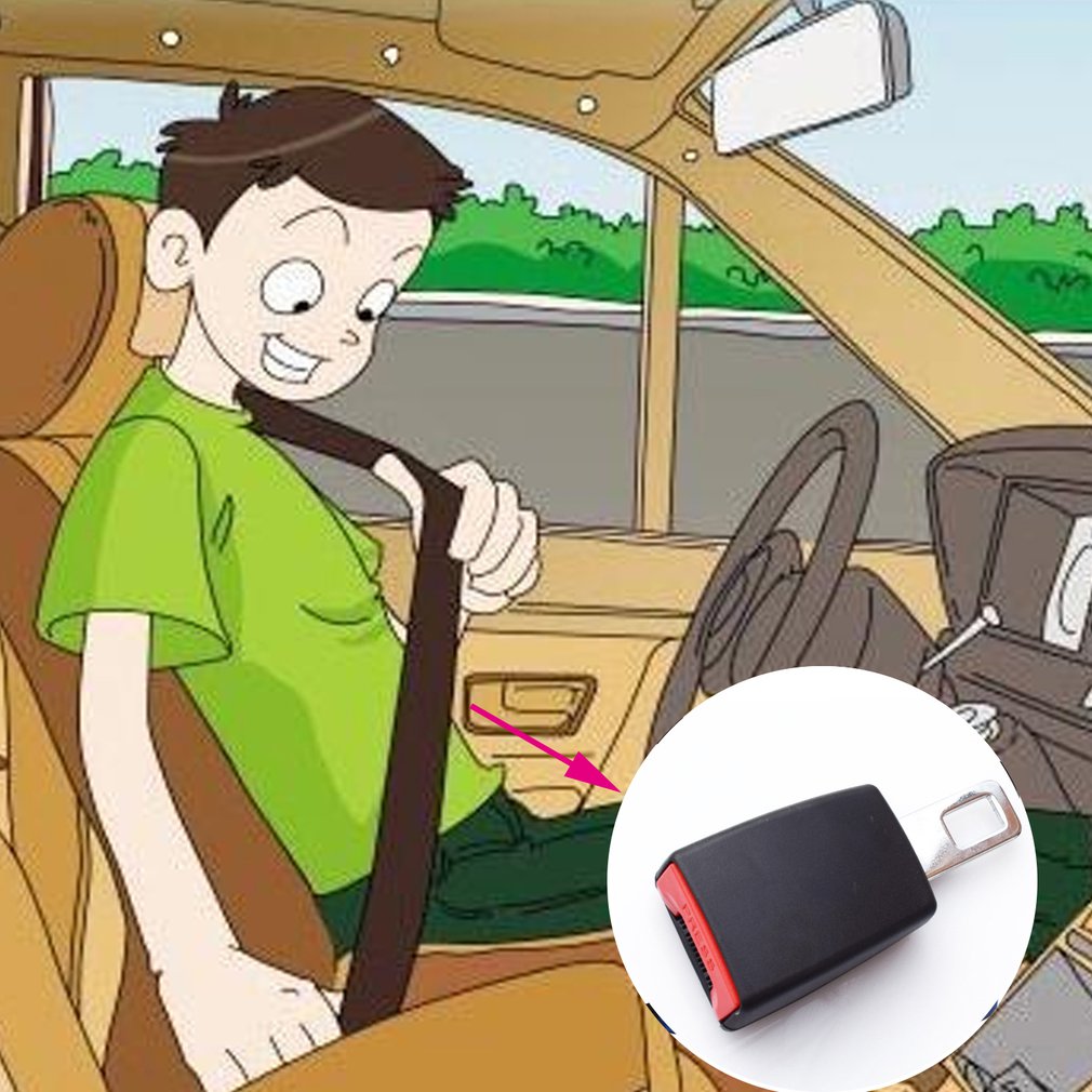 Car Seat Belt Buckle Clip Extender Car Safety Insuance Belts Extender Safety Belt Buckles Extension Accessories