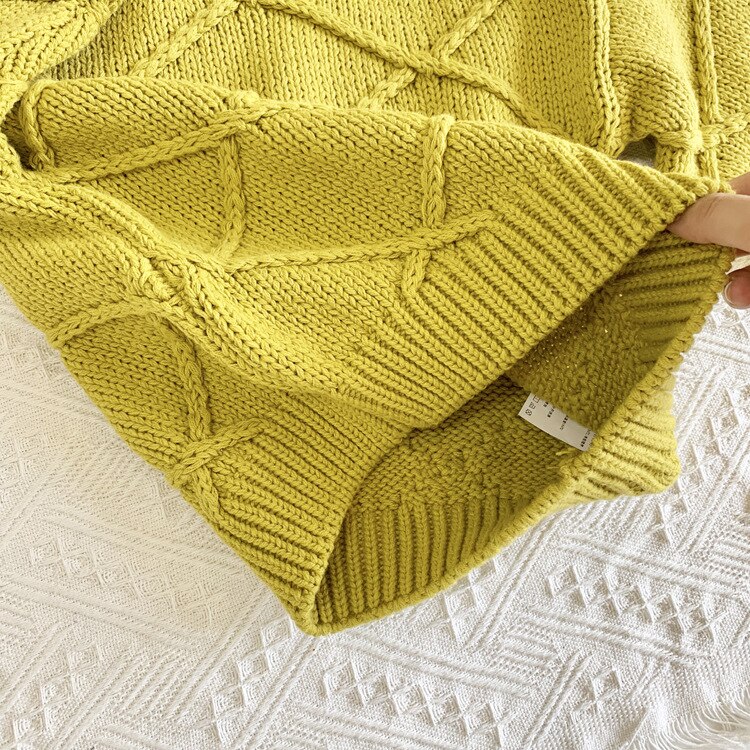 Baby drenge piger søde trøjer efterår vinter langærmet pullover afslappet striktrøje børn børn varme strik toppe