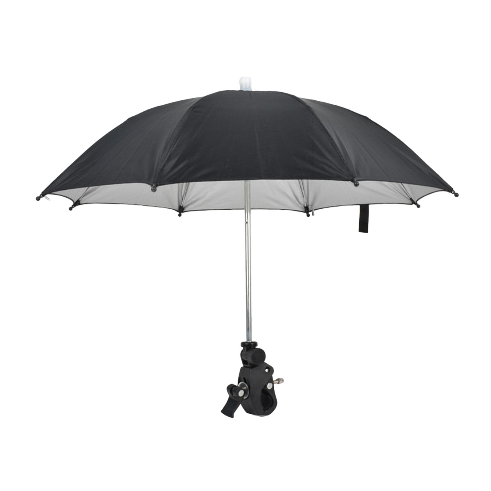 Adjustable Camera Umbrella with Clip Accs Compact Bracket Sunshade for Photography Phone Studio