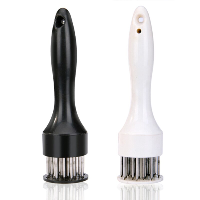 24-Pin Household Round Stainless Steel Steak Tender Meat Needle Pork Meat Tenderizer Rib Breaker Kitchen Cook Tools Meat Hammer