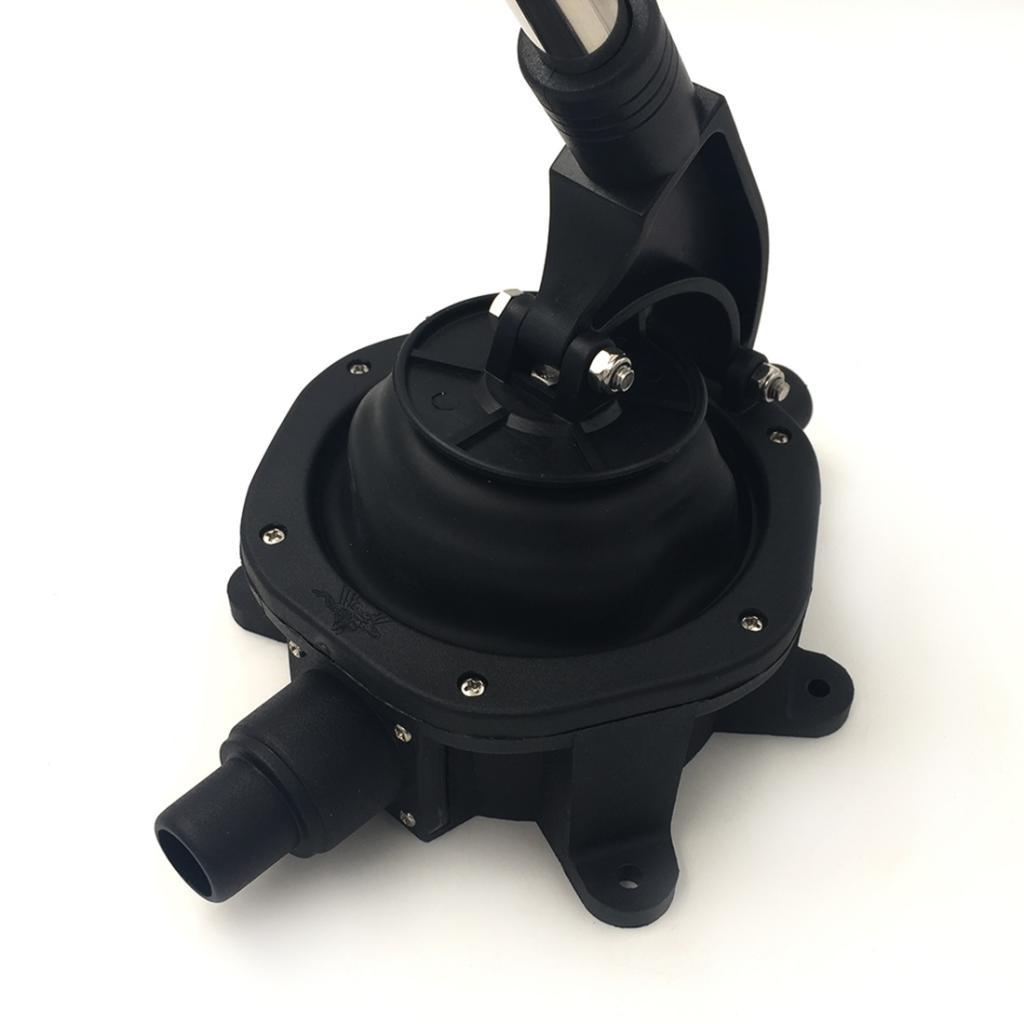 Five Oceans 15 GPM Self Priming Manual Hand Bilge Pump for Waste Water Transfer - Caravan RV Fishing Boat Accessories - Black