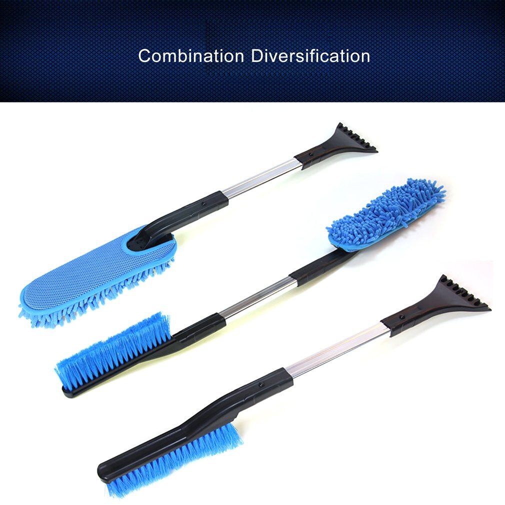 3 in 1 DM-010 Removable Snow Brush Snow Shovel Winter Cleaning Brush Long Handle Removal Brush Ice Scraper Tool