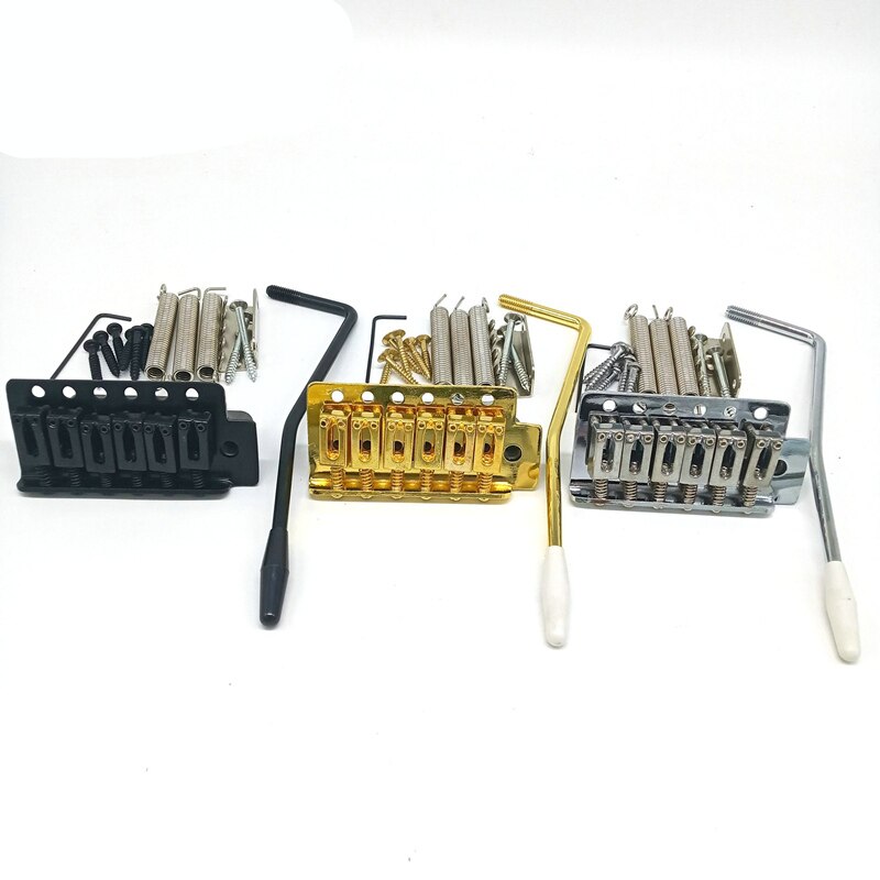 For Fender Stratocaster Strat Electric Guitar Parts Chrome Tremolo Bridge System