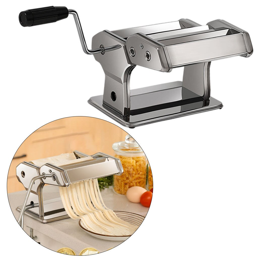 Noodle Maker Machine Pasta Cutter with Adjustable Thickness Settings