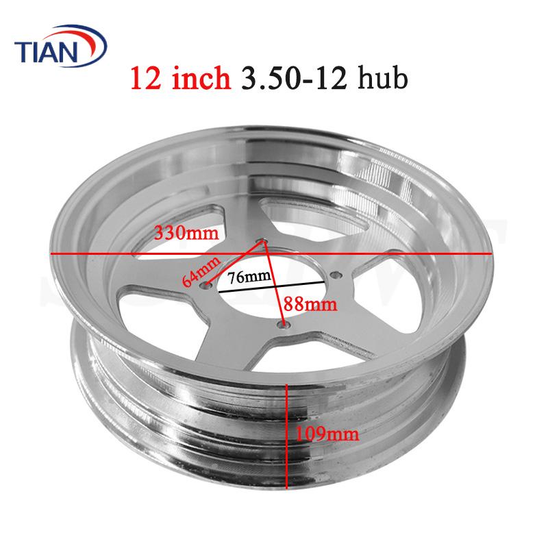 8/10/12 Inch Alloy Wheel Hub Aluminum 2.75-8 3.
00-8 2.75-10 3.00-10 3.50-10 4.00-10 4.50-12 for Monkey Bike Small Motorcycle: Khaki