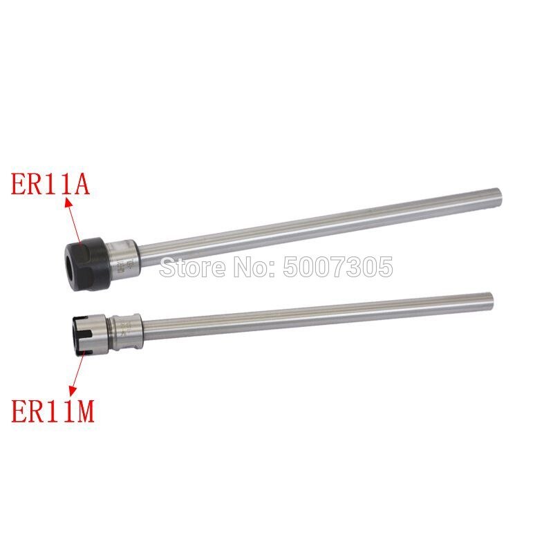 1 Set C8 ER11 100L 150L C8 ER8 100L 150L Cnc Verlengstuk/Bar Rechte Schacht Met Moersleutel cnc Frezen Draaibank Voor ER11 Collet