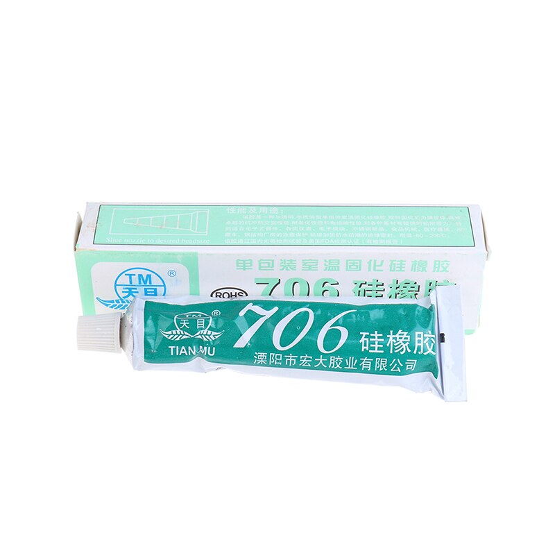 1Pcs 706 Fixed High Temperature Resistant Silicone Rubber Sealing Glue Waterproof Insulating Electronic Sealant