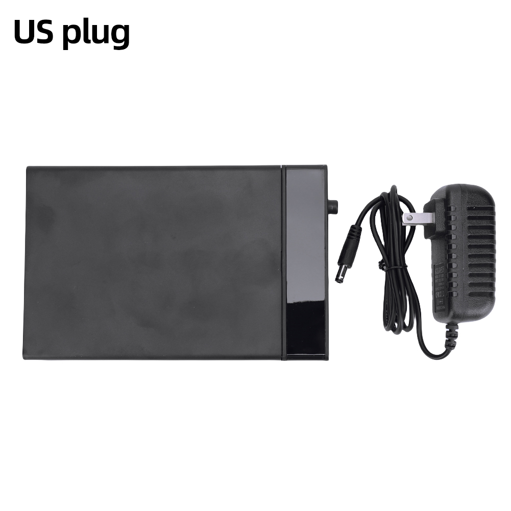 3.5 Inch USB 3.0 SATA External HDD Disk Hard Drive Enclosure Case Type-C External Storage Box Support Hard Drive: Silver