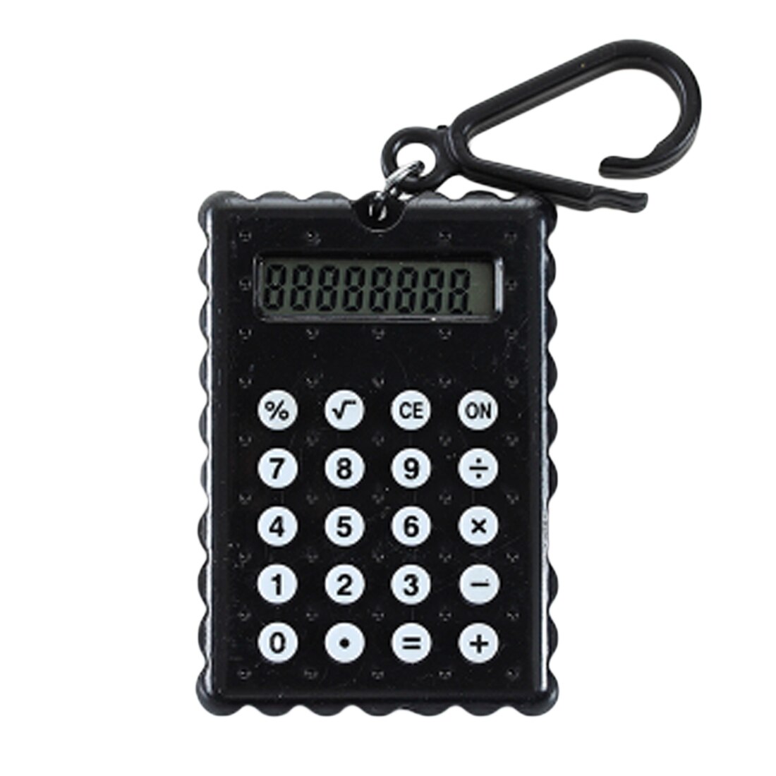 Student Mini Electronic Calculator Candy Color Calculating Office Supplies Super Small: Black