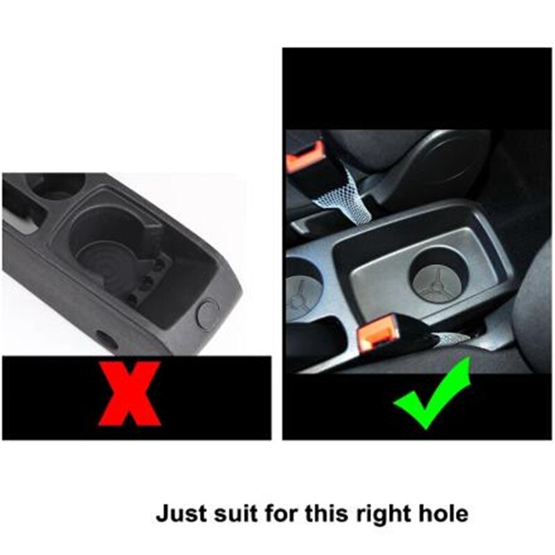 For Ford Fiesta armrest box central Store Centre Console box with cup holder